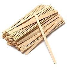 Wooden coffee stirrer