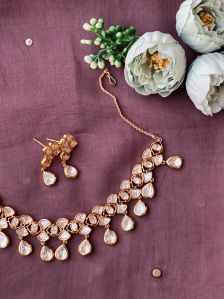 Ladies Fancy Stone Necklace Set