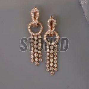 925 Sterling Silver Cubic Zirconia Earring