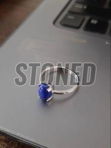 925 Sterling Silver Lapis Lazuli Gemstone Ring