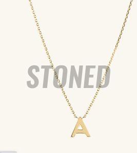 925 Sterling Silver Letter Pendant