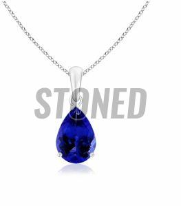 Genuine Tanzanite Gemstone Pendant for Women