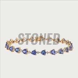 Tanzanite Silver Sterling 925 Bracelet