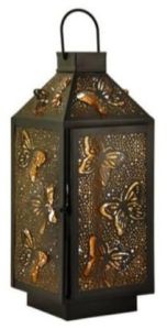 14X14 X35 cm Antique Iron Lantern