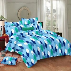 Multicolor Cotton Double Bed Bedsheets