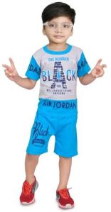 Kids T Shirt & Half Pant Set