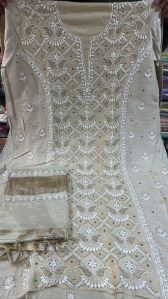 Ladies Regular Wear Embroidered Unstitched Suit