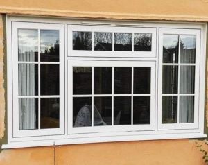 Wooden Finish Aluminum Window