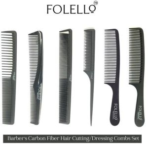 Barbers Carbon Fiber Hair Combo Set