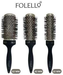 Ceramic Round Hair Brushes Combo Set