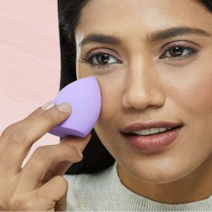 GB-3063 Charming Blue Microfiber Makeup Sponge Blender