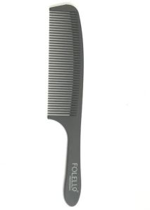 FX-0512 Professional Carbon Fiber Comb with Handle