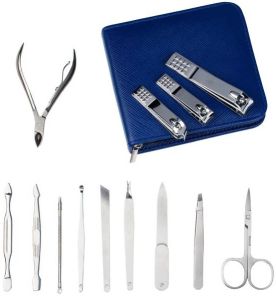 GB-2019 Manicure Kit with Leather Travel Case