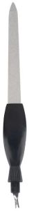 GB-3043 Stainless Steel Nail Filer with Cuticle Trimmer