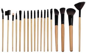 GB-3071 Makeup Brushes Set With PU Leather Case