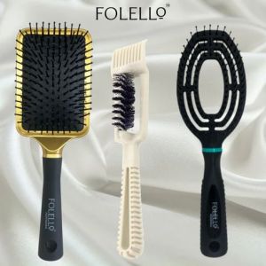 3 Piece Hair Brush Combo Set