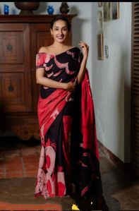 Printed Mulmul Cotton Saree