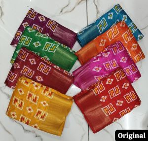 Printed Dola Silk Saree