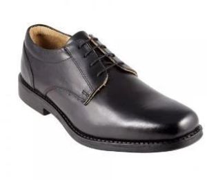 Mens Leather Black Upper Shoes