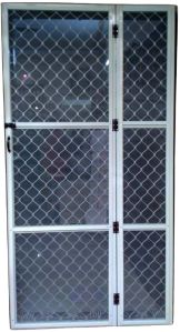 Aluminium Mesh Grill Double Door