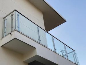 Stainless Steel Transparent Glass Balcony Railing