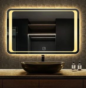 Wall Mounted Rectangular LED Mirror