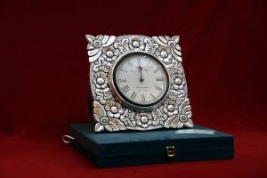 12x12inch 999 Pure Silver Wall Clock