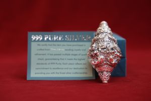 999 Pure Silver Shankh