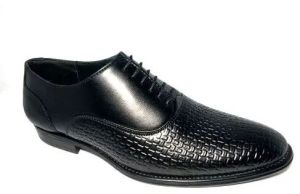 Mens Black Genuine Leather Shoes