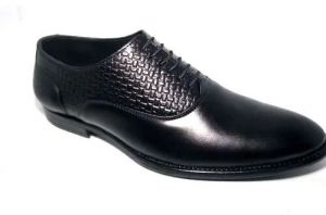 Mens Black Lace Up Leather Shoes