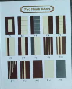 pvc flush door