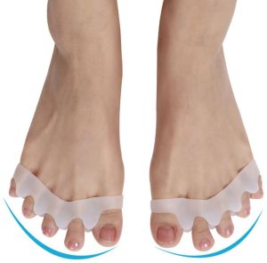 White Silicone Gel Toe Separator