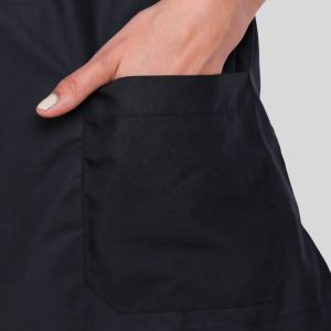 V-neck Charcoal Black Women Scrub