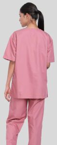 Veda V-neck Pink Women Scrub