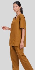 Veda V- Neck Desert Camel Women Scrub