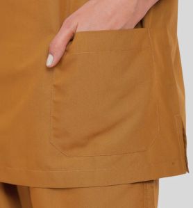 Veda V- Neck Desert Camel Women Scrub