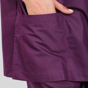 Plum Purple Women Medical Scrub