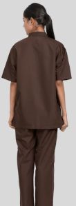 Band Collar  Women Scrub