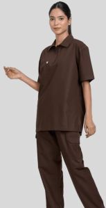 Collar  Women Scrub