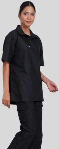 Charcoal Black Women Scrub