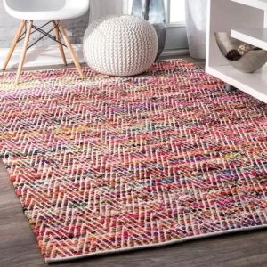 Cotton Multicolor Designer Rug