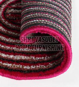 Luxury Multicolor Oval Bathroom Mat