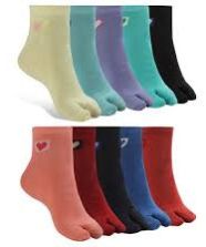 Ladies Spandex Thumb Socks