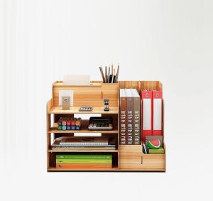 50 FITZ Wooden Desk Organizer