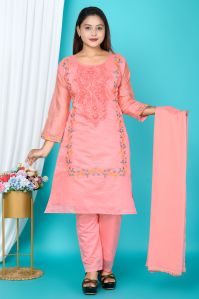 Ladies Peach Pant Suit