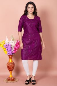 Ladies Purple Kurti