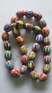 Multicolor Chevron Beads