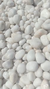 White Polished Pebble Stone