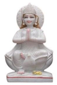 Marble Goddess Parvati Statue