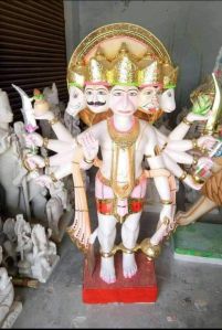 Marble Panchmukhi Hanuman Statue